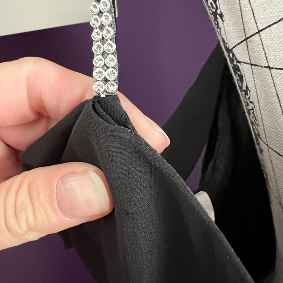 Off Shoulder Christina Wu Plus Size Gown with Crystals - Picture 10 of 12